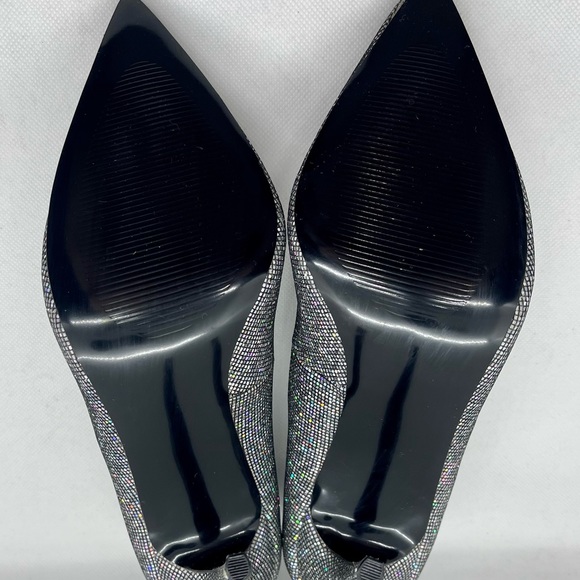 Steve Madden silver iridescent stiletto 7.5 - Picture 4 of 5